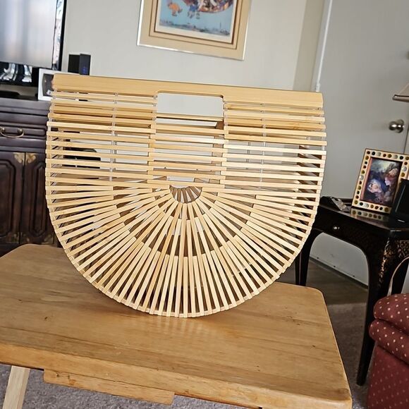 NWOT Bamboo tote bag - Picture 4 of 8